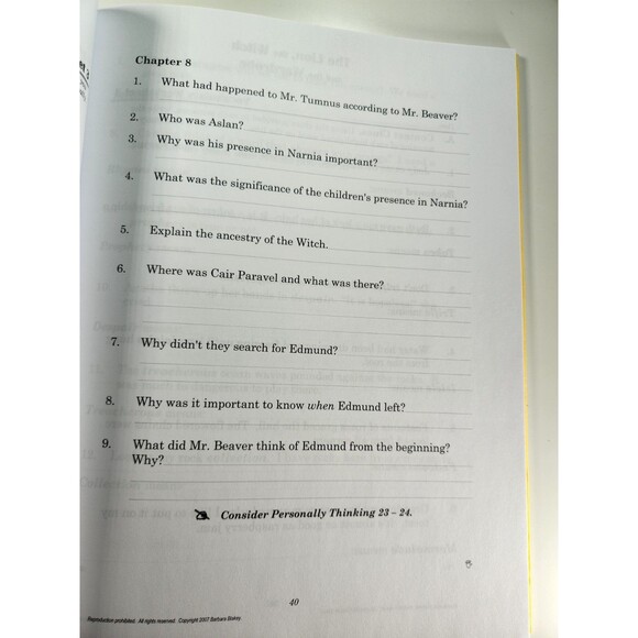 Total Language Plus The Lion, the Witch, & the Wardrobe Homeschool Language Arts - Picture 4 of 6